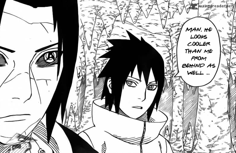 Maybe collar popping just isn't working for you anymore Sasuke. 